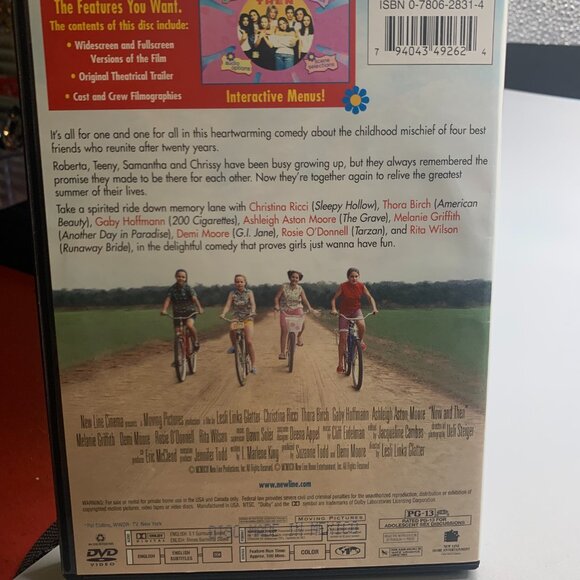 Now & Then DVD ( Demi Moore, Melanie Griffith, Rita Wilson) - Picture 3 of 3